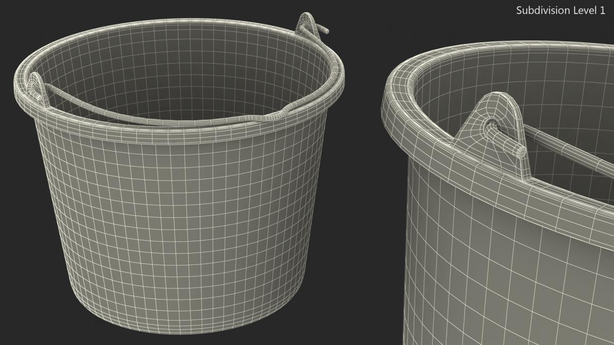 Construction Bucket 5L 3D