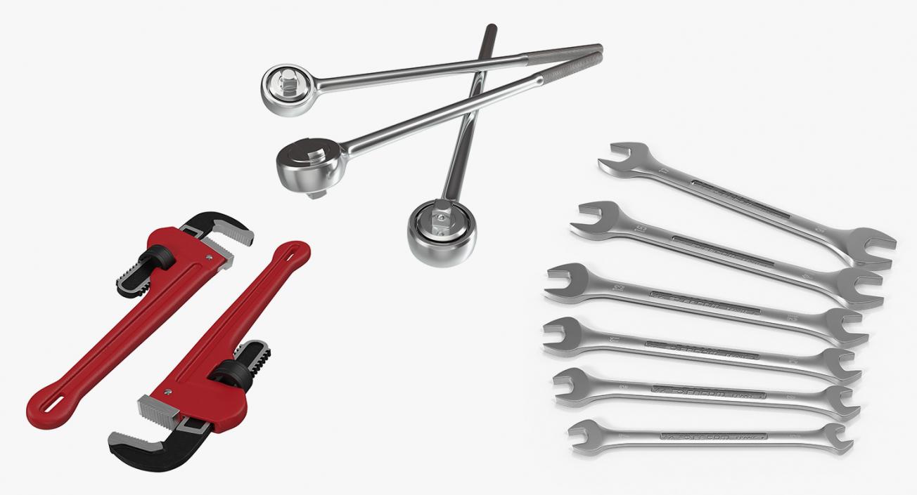 Wrenches 3D Models Collection 3D model