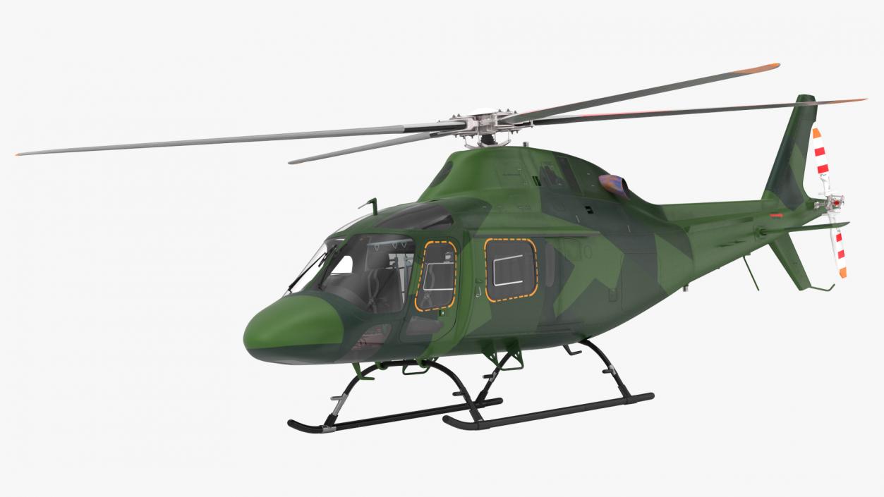 3D Military Helicopter AgustaWestland AW119 Koala