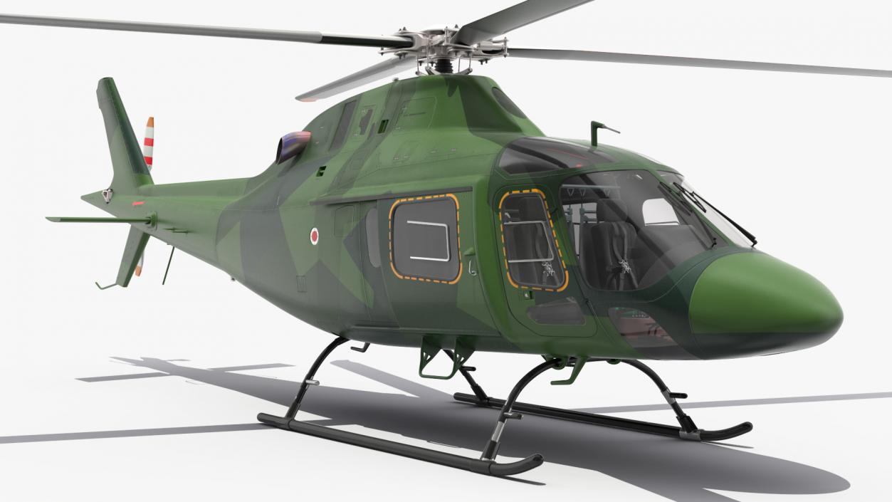 3D Military Helicopter AgustaWestland AW119 Koala