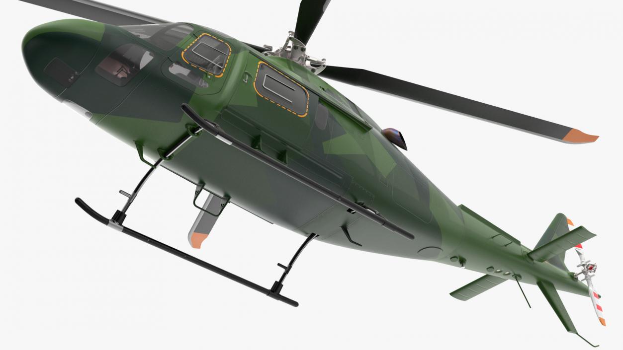 3D Military Helicopter AgustaWestland AW119 Koala