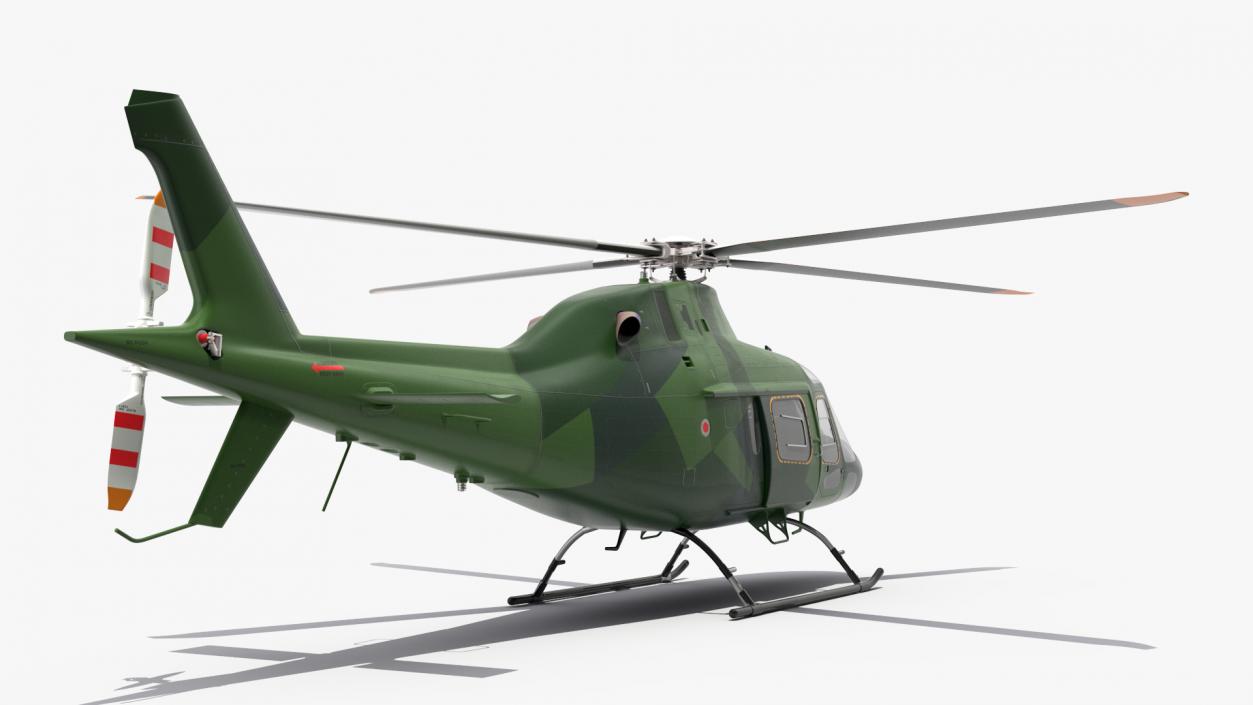 3D Military Helicopter AgustaWestland AW119 Koala