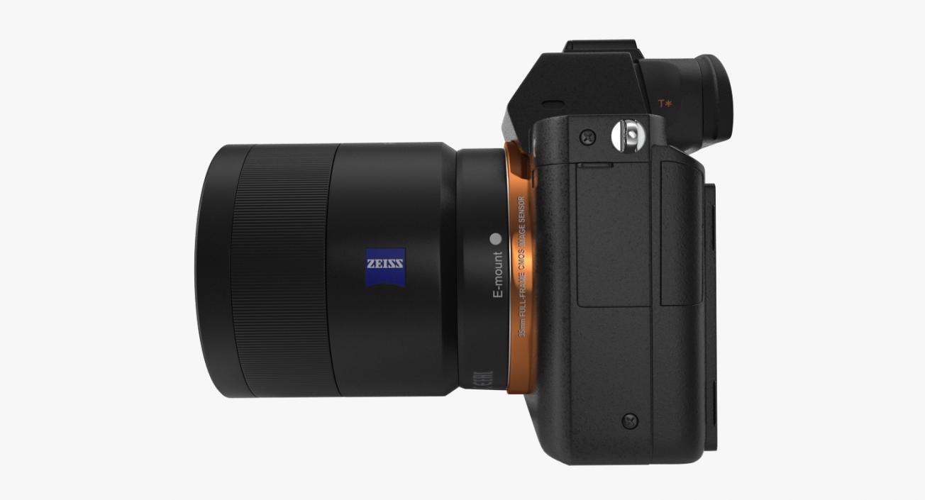 3D model Full Frame Mirrorless Camera Sony A7R II