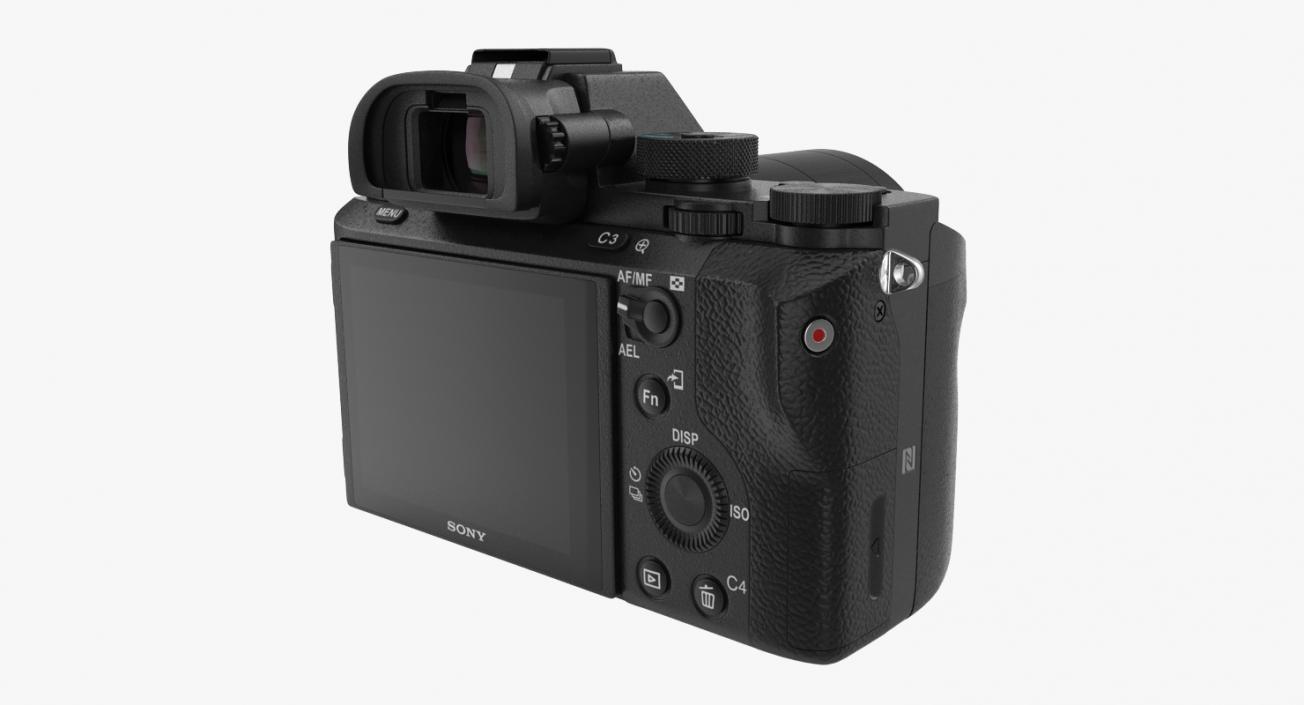 3D model Full Frame Mirrorless Camera Sony A7R II