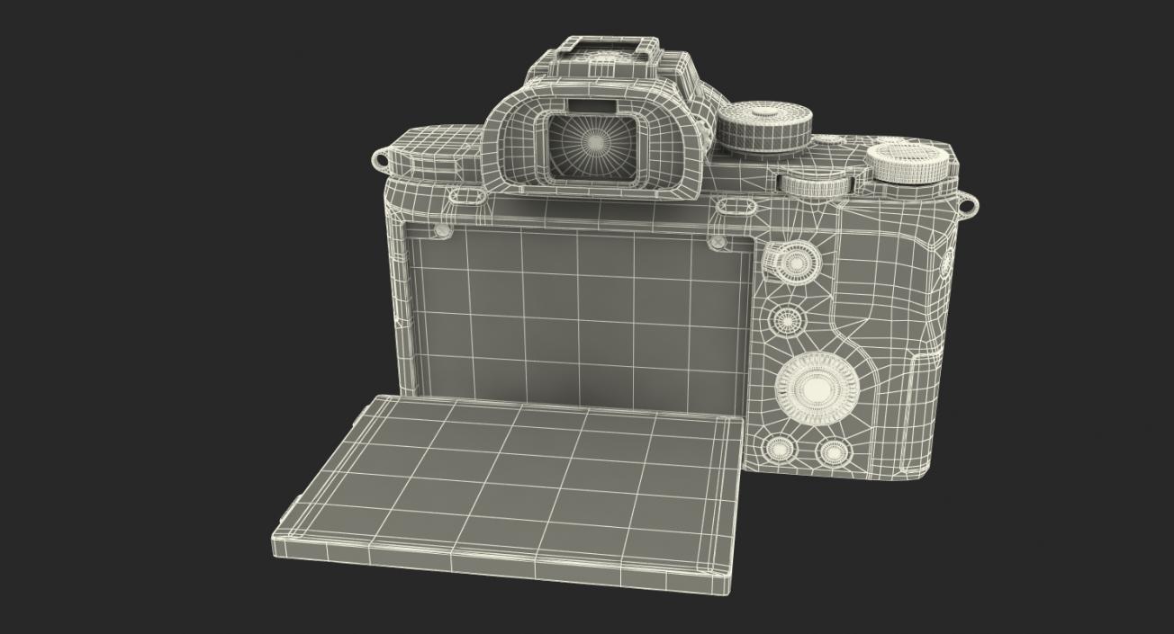 3D model Full Frame Mirrorless Camera Sony A7R II