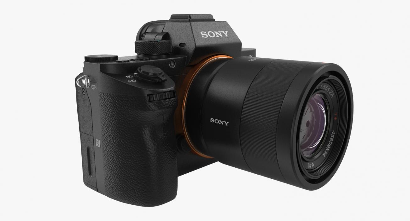 3D model Full Frame Mirrorless Camera Sony A7R II