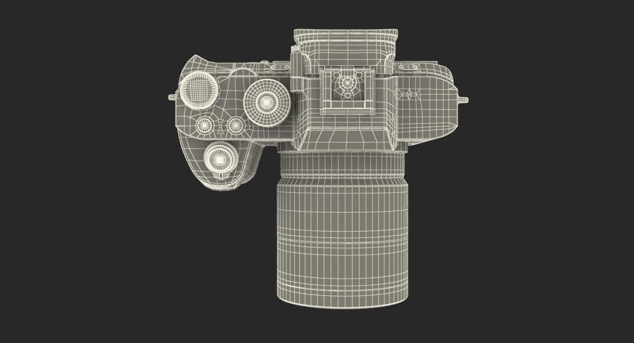 3D model Full Frame Mirrorless Camera Sony A7R II