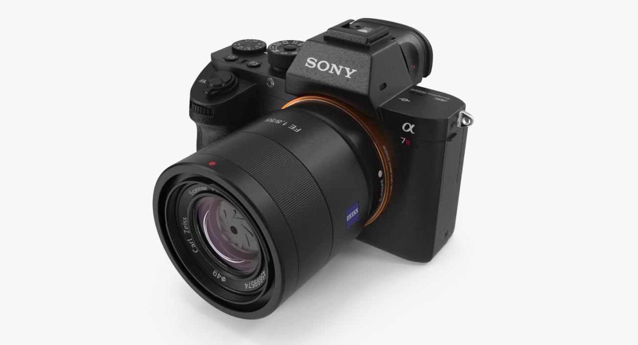 3D model Full Frame Mirrorless Camera Sony A7R II