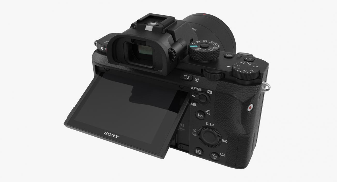 3D model Full Frame Mirrorless Camera Sony A7R II