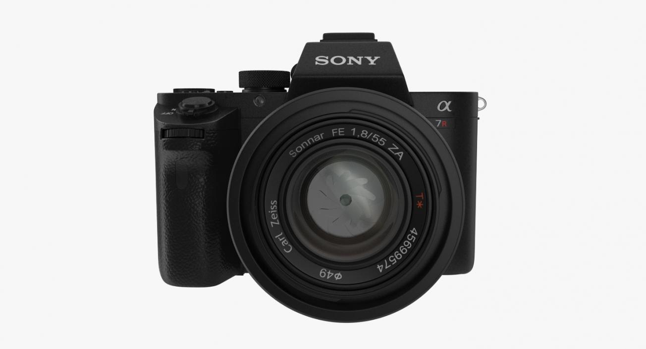 3D model Full Frame Mirrorless Camera Sony A7R II