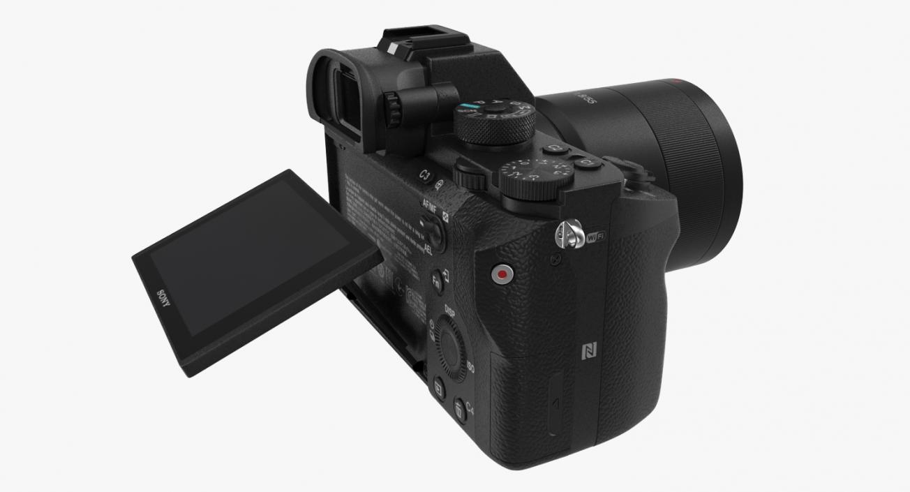 3D model Full Frame Mirrorless Camera Sony A7R II