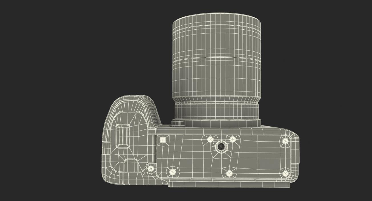 3D model Full Frame Mirrorless Camera Sony A7R II