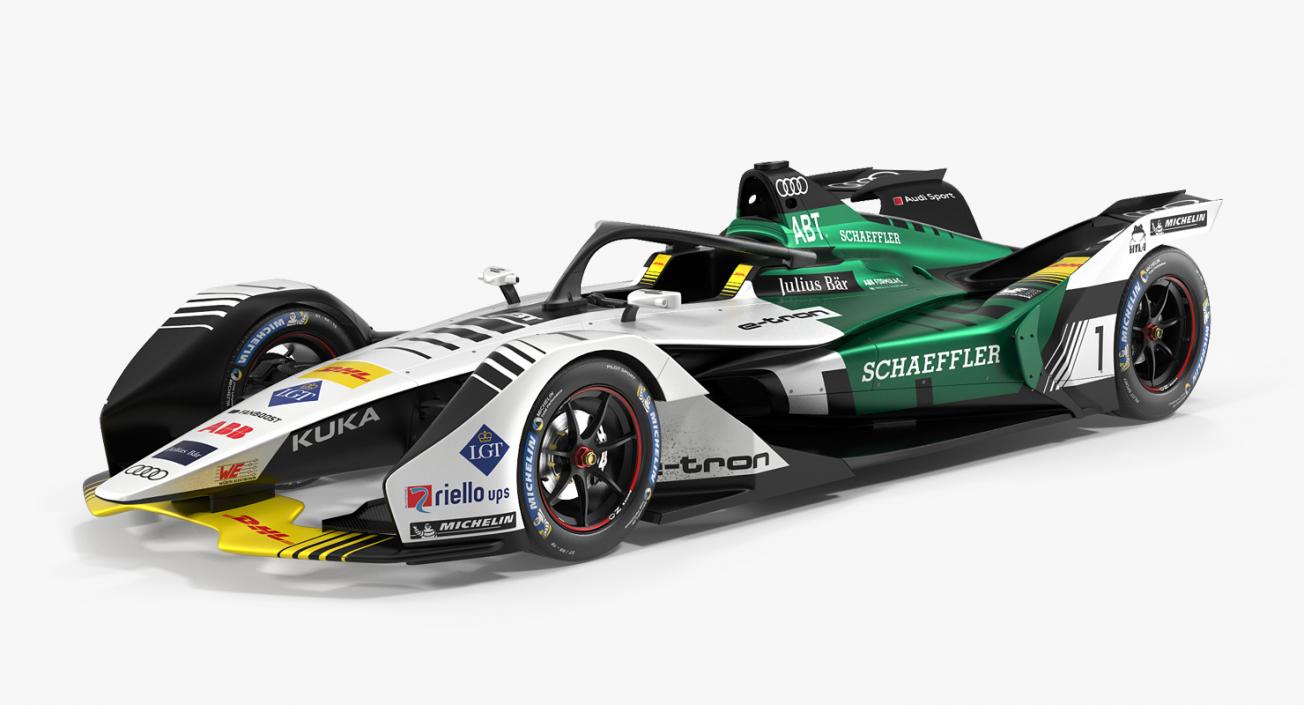 3D Audi Formula E Car model