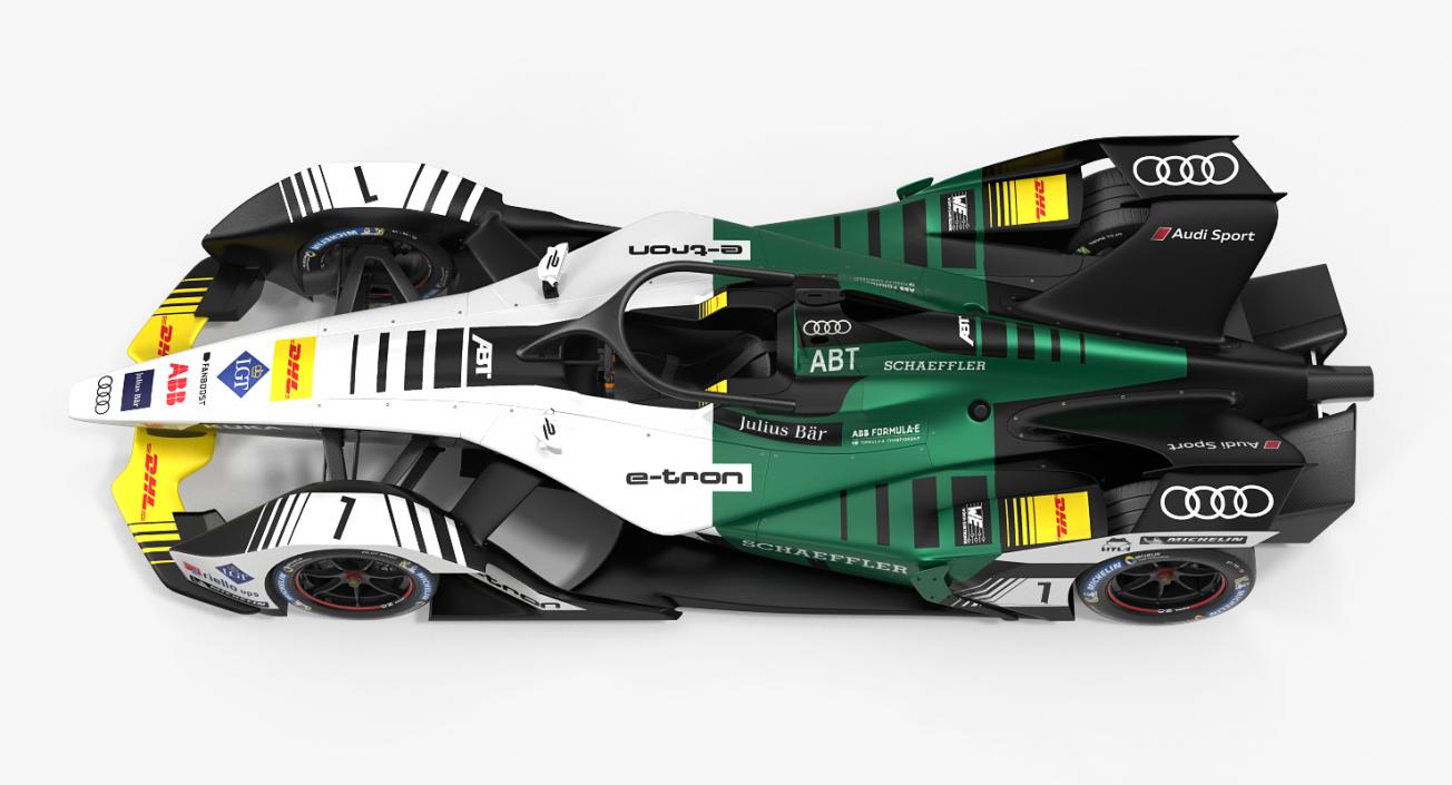 3D Audi Formula E Car model