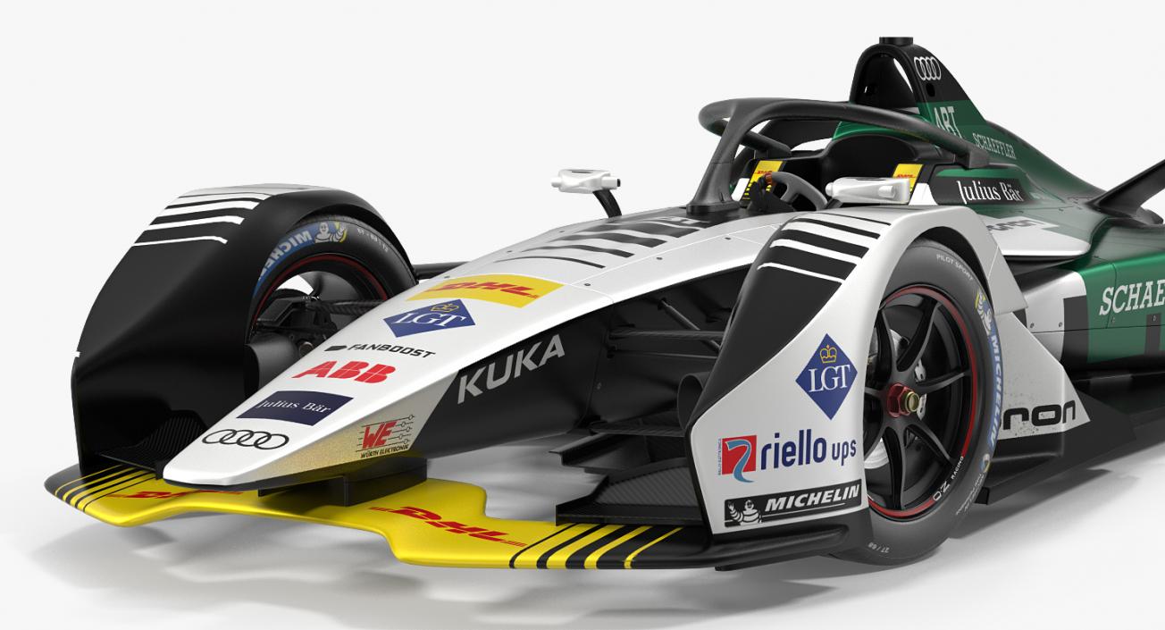 3D Audi Formula E Car model