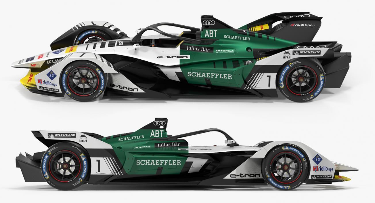 3D Audi Formula E Car model