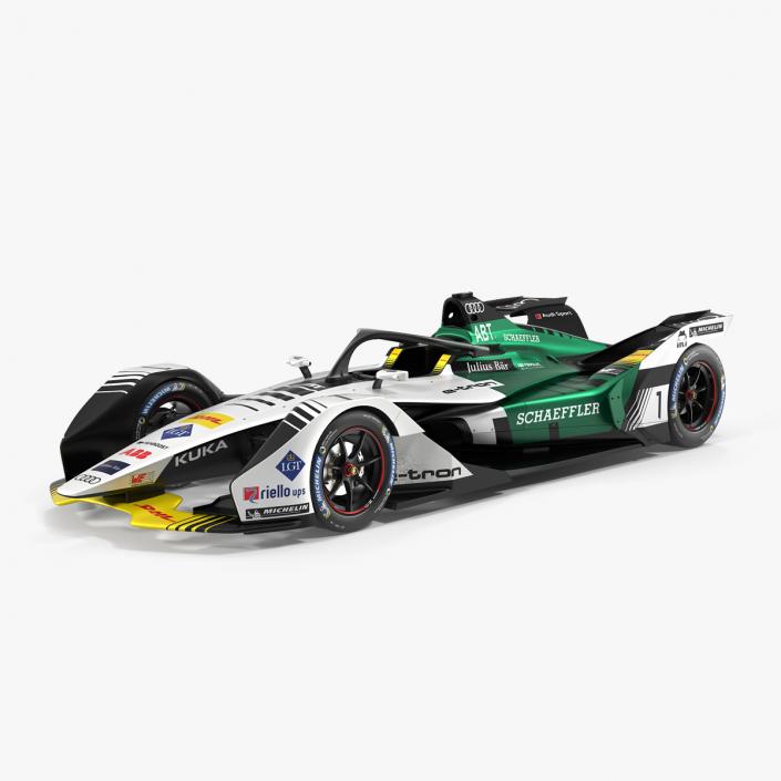 3D Audi Formula E Car model