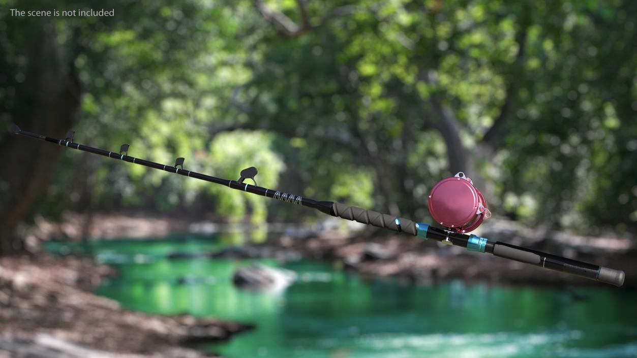 3D Telescopic Fishing Rod and Reel