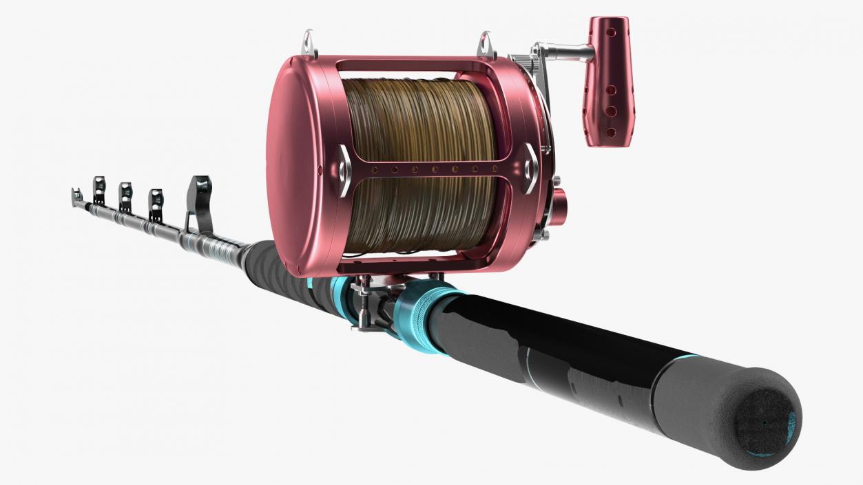 3D Telescopic Fishing Rod and Reel