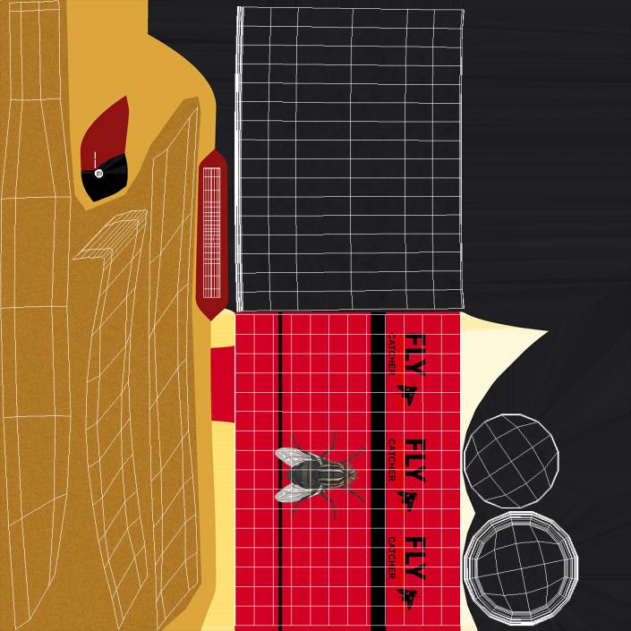 Fly Strips Catcher Opened with Fly 3D model