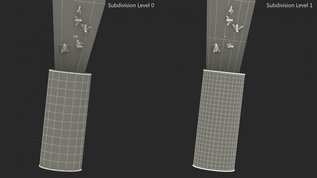 Fly Strips Catcher Opened with Fly 3D model