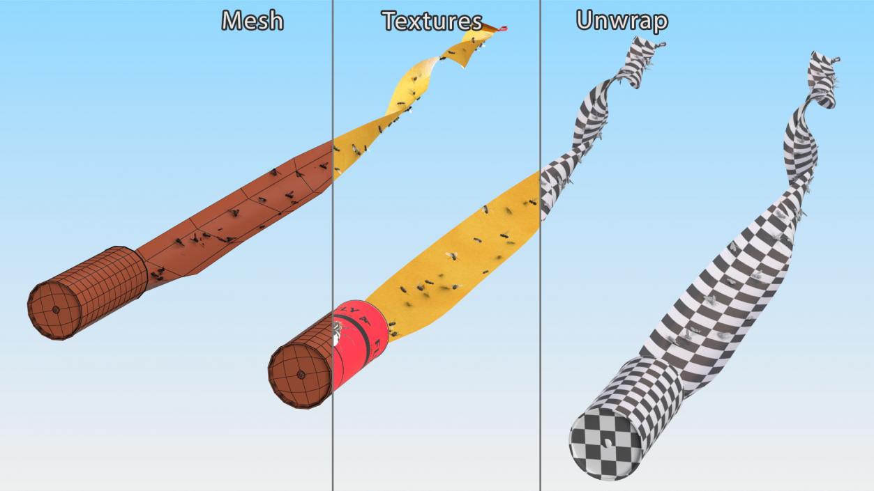 Fly Strips Catcher Opened with Fly 3D model
