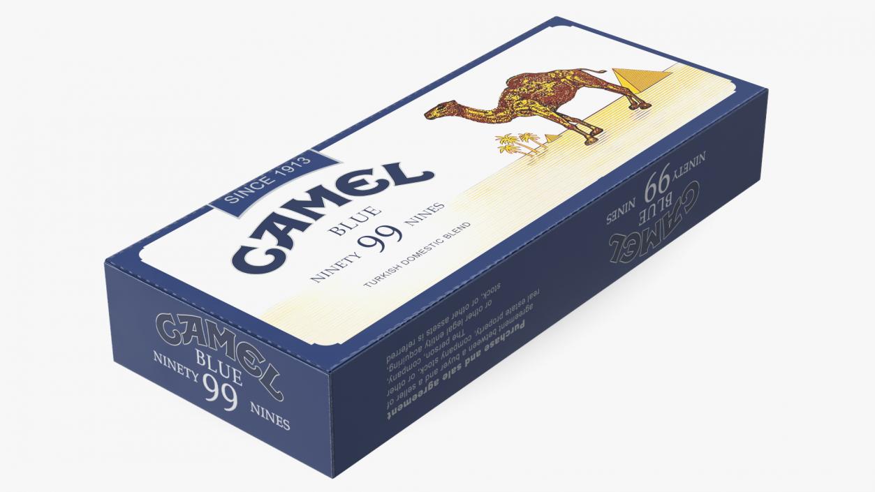 Carton Cigarettes Box Camel 3D