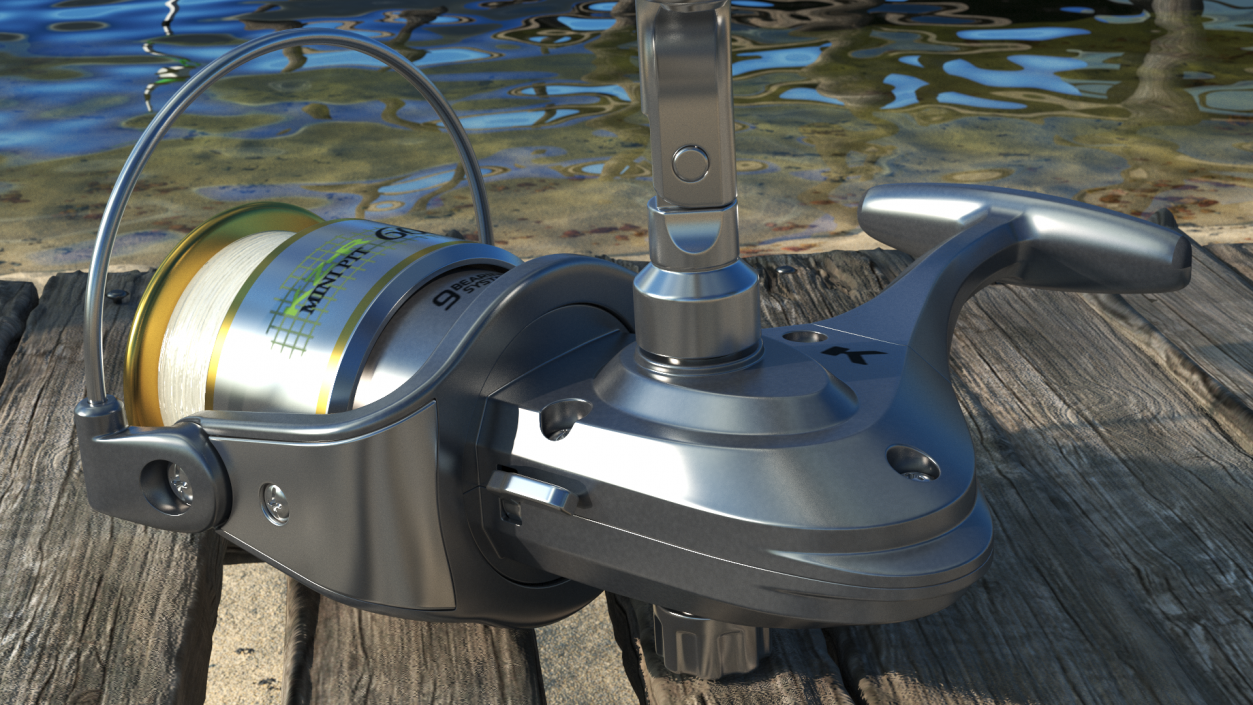 3D Spinning Fishing Reel