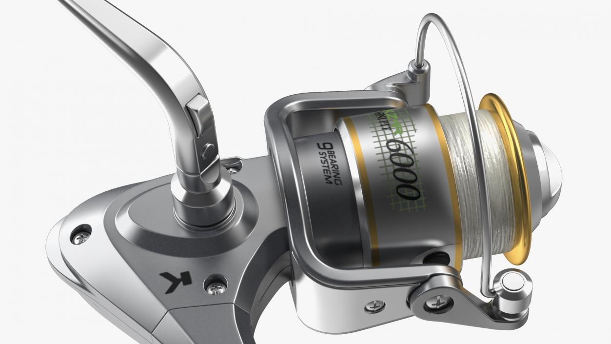 3D Spinning Fishing Reel