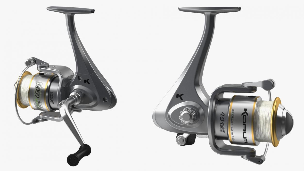 3D Spinning Fishing Reel