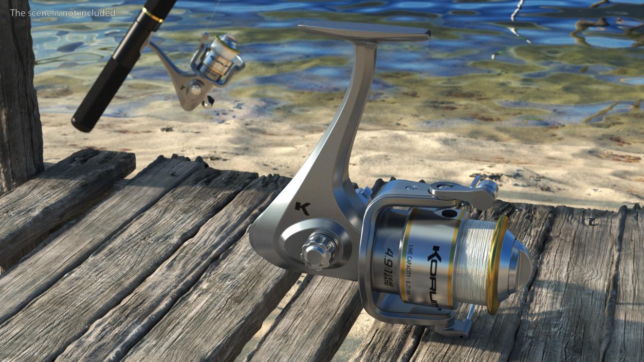 3D Spinning Fishing Reel