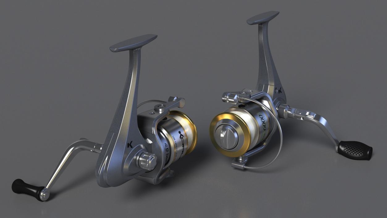 3D Spinning Fishing Reel