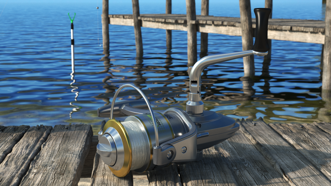 3D Spinning Fishing Reel