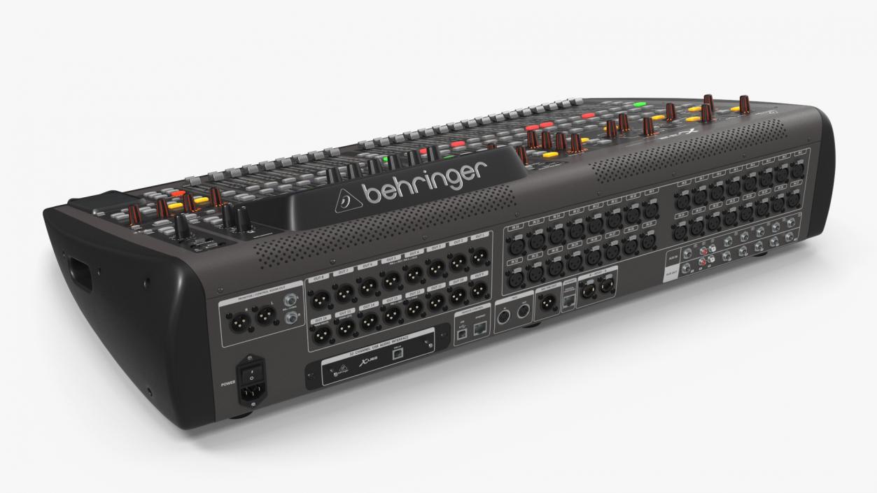 Behringer x32 digital Mixer Switched On 3D model