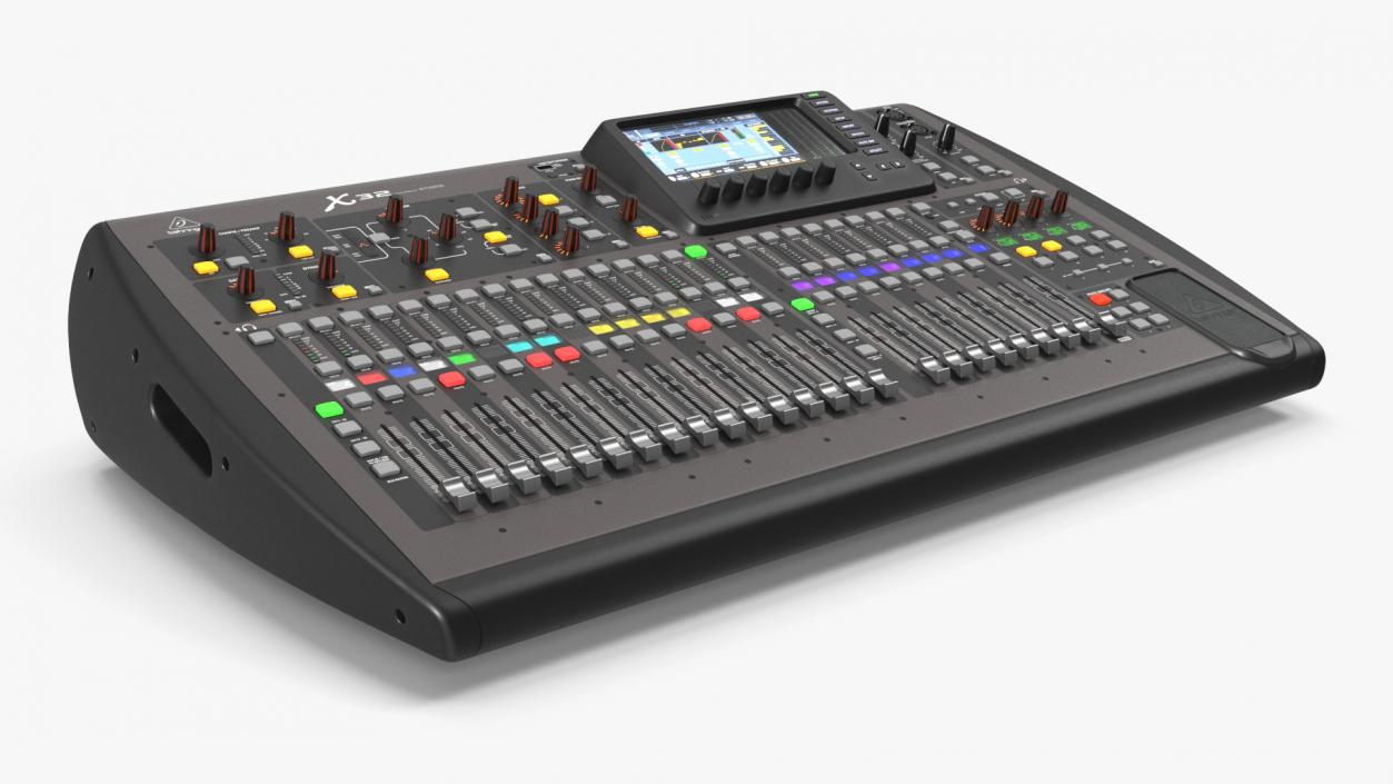 Behringer x32 digital Mixer Switched On 3D model