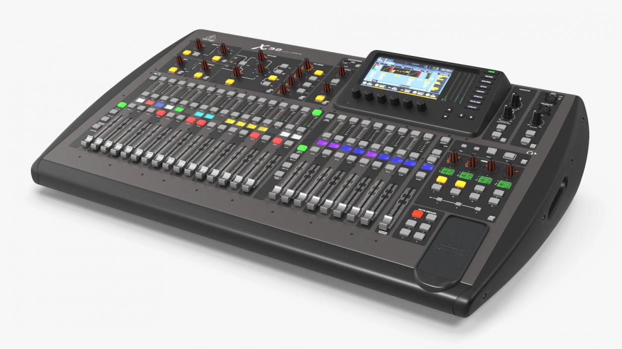 Behringer x32 digital Mixer Switched On 3D model