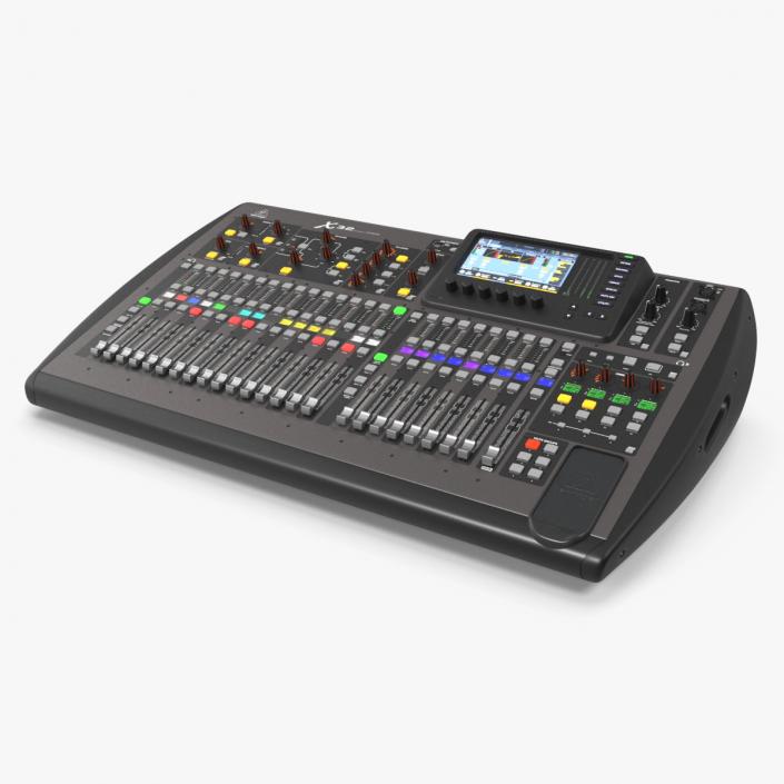 Behringer x32 digital Mixer Switched On 3D model