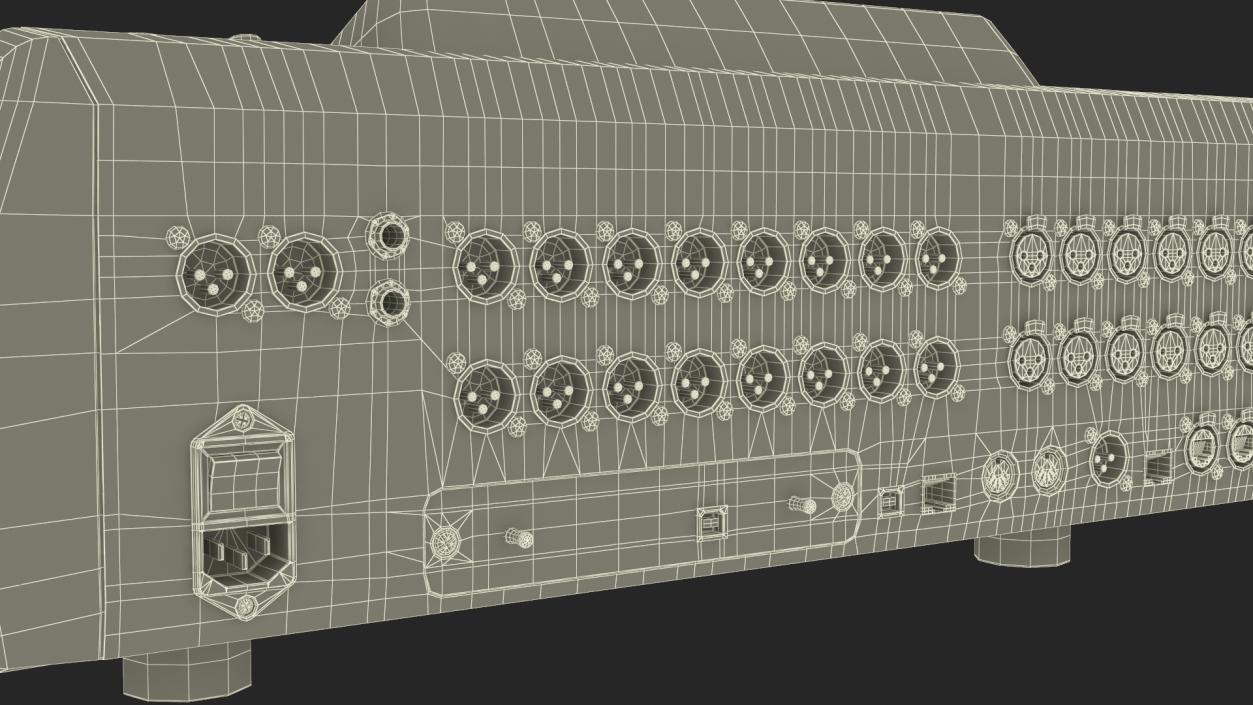 Behringer x32 digital Mixer Switched On 3D model