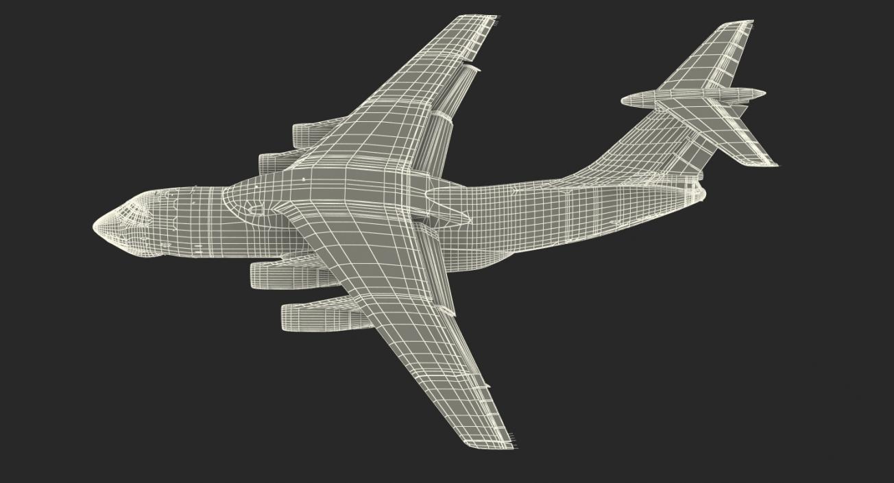 Ilyushin Il-76 Emergency Russian Air Force 3D