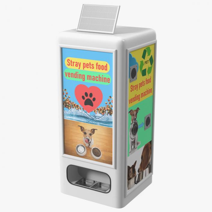 3D Pets Food Vending Machine for Stray Animals model