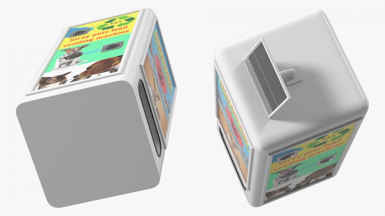 3D Pets Food Vending Machine for Stray Animals model