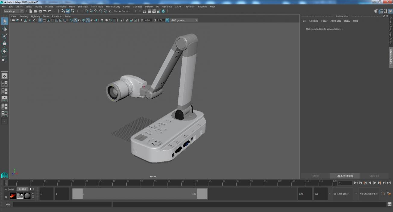 Document Camera Epson ELPDC21 3D model