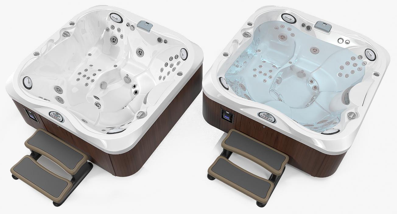 Jacuzzi J-335 Six Person Hot Tub 3D