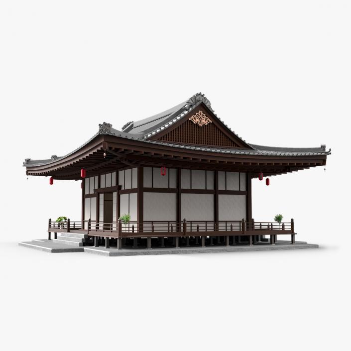 Japan Traditional House Full Interior 2 3D model