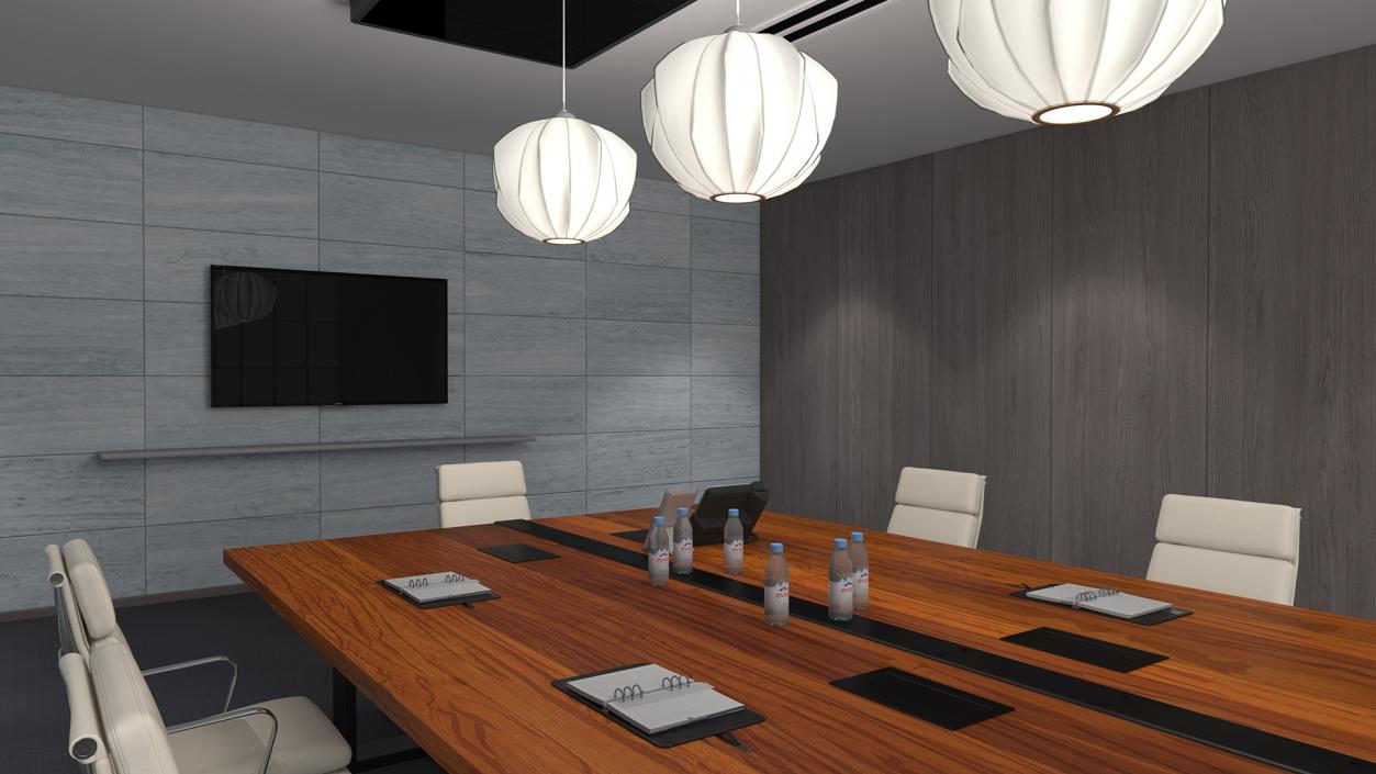 Furnished Office Meeting Room 3D model