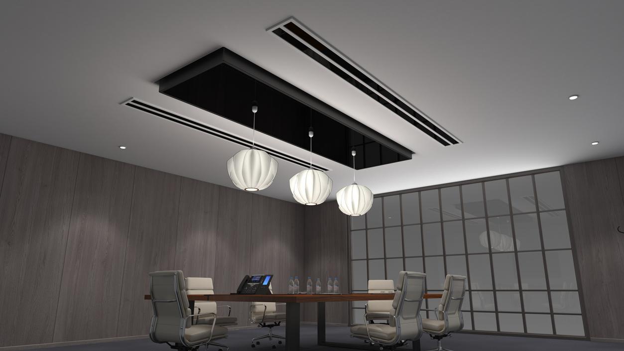 Furnished Office Meeting Room 3D model