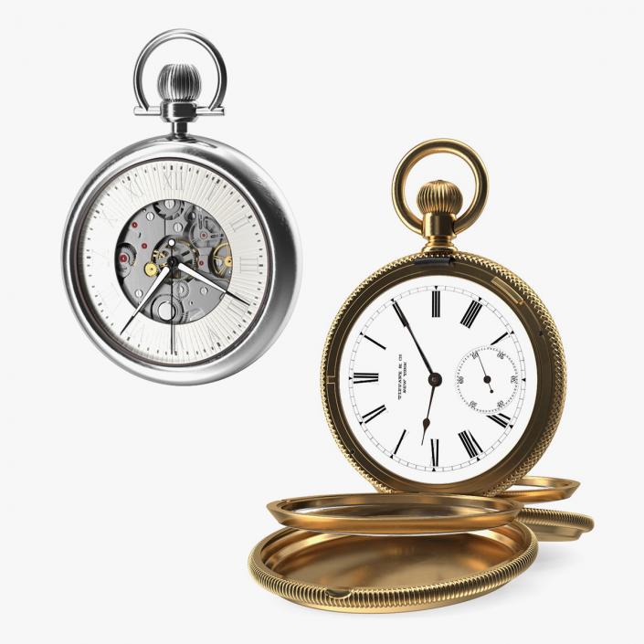 3D model Pocket Watches Collection