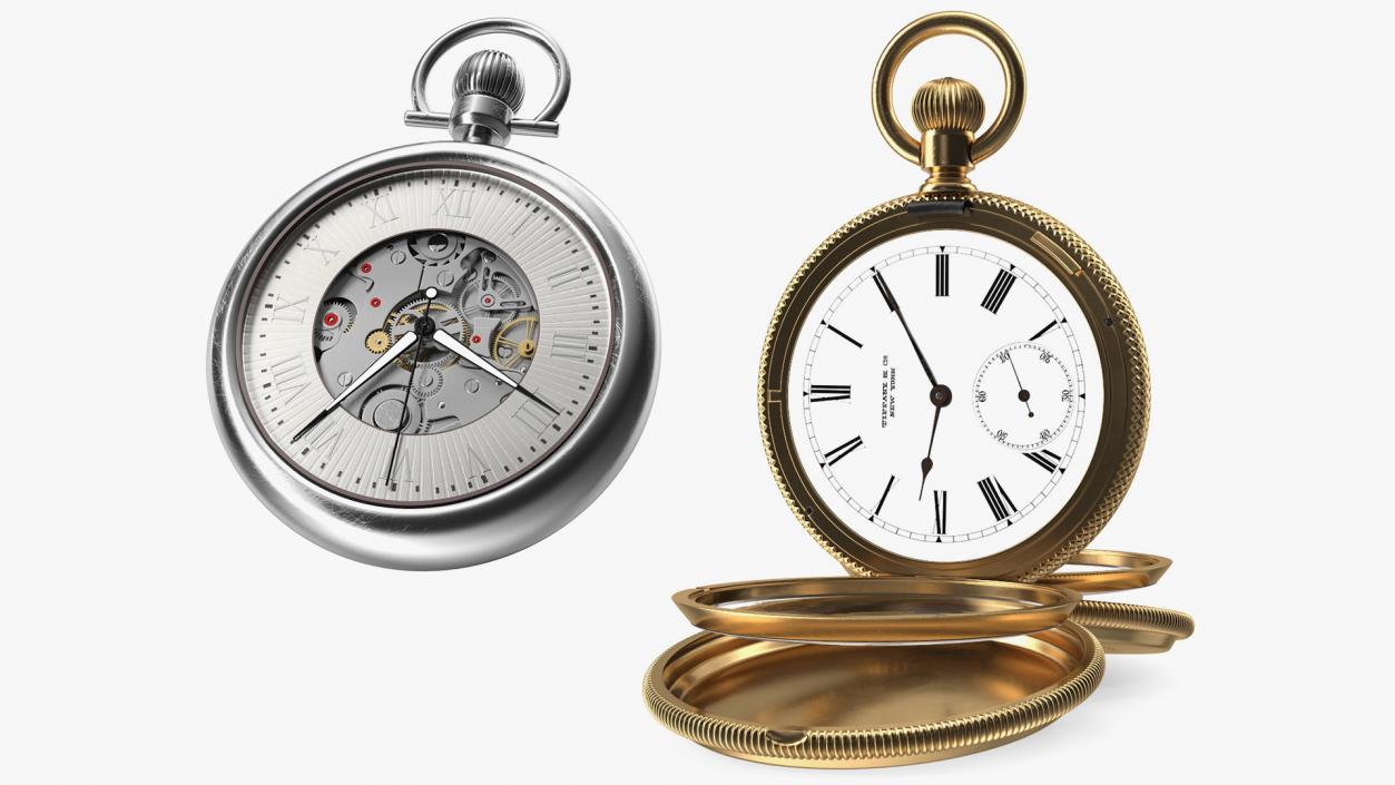 3D model Pocket Watches Collection