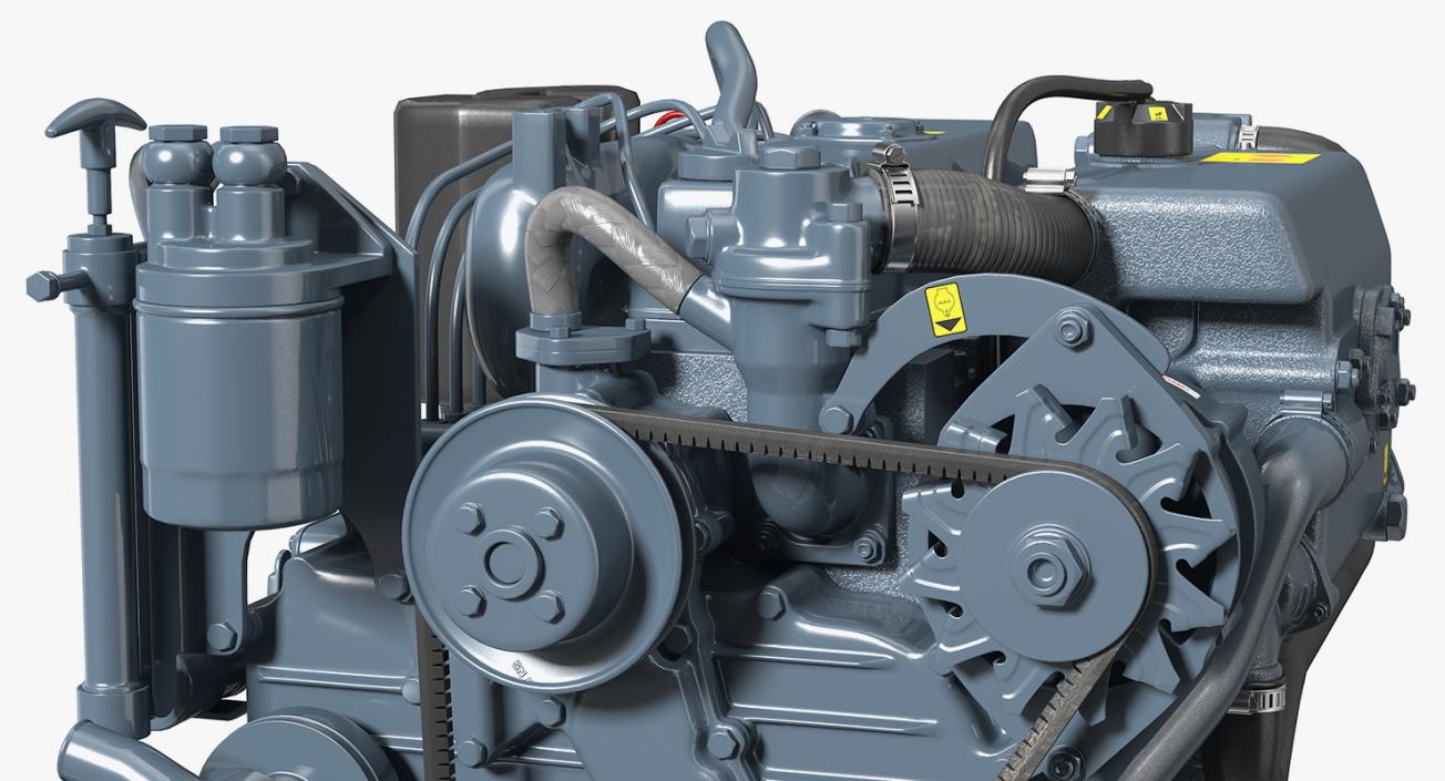 3D Marine Diesel Saildrive Engine Generic model