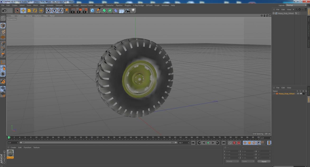 3D Heavy Duty Wheel